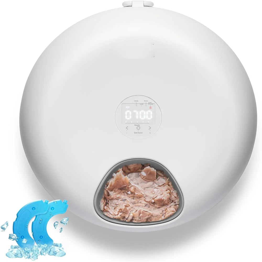 Smart Automatic Pet Feeder - 6-Meal Dispenser with App Control