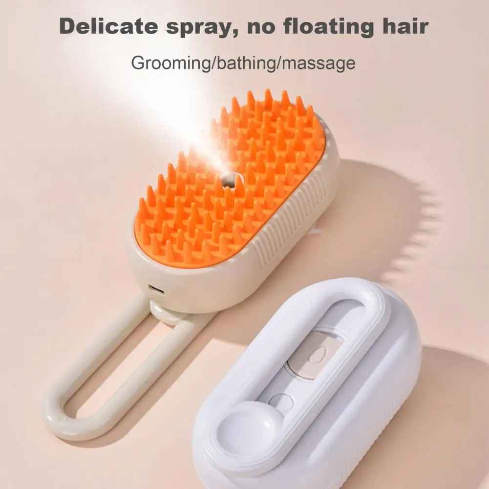 Pet Steam Brush 4-in-1 – Steam Grooming Comb for Dogs & Cats