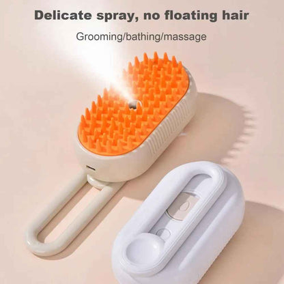 Pet Steam Brush 4-in-1 – Steam Grooming Comb for Dogs & Cats