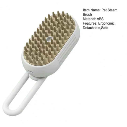 Pet Steam Brush 4-in-1 – Steam Grooming Comb for Dogs & Cats