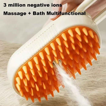 Pet Steam Brush 4-in-1 – Steam Grooming Comb for Dogs & Cats