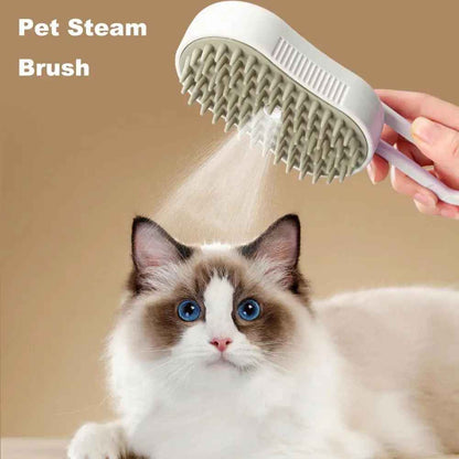 Pet Steam Brush 4-in-1 – Steam Grooming Comb for Dogs & Cats