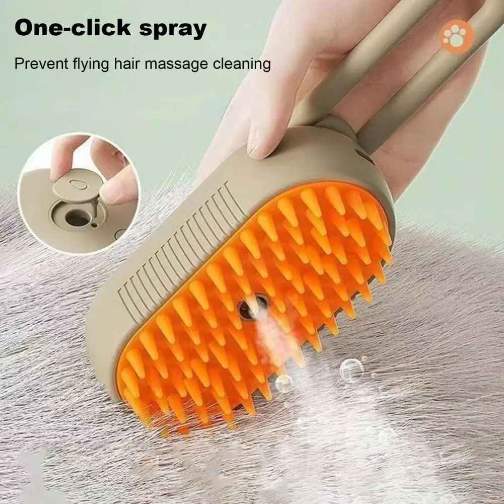 Pet Steam Brush 4-in-1 – Steam Grooming Comb for Dogs & Cats