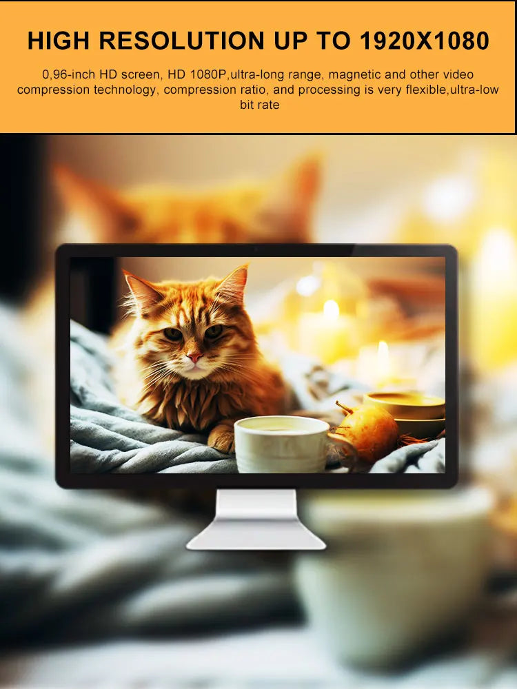 Pet Collar Camera HD 1080P for Dogs & Cats