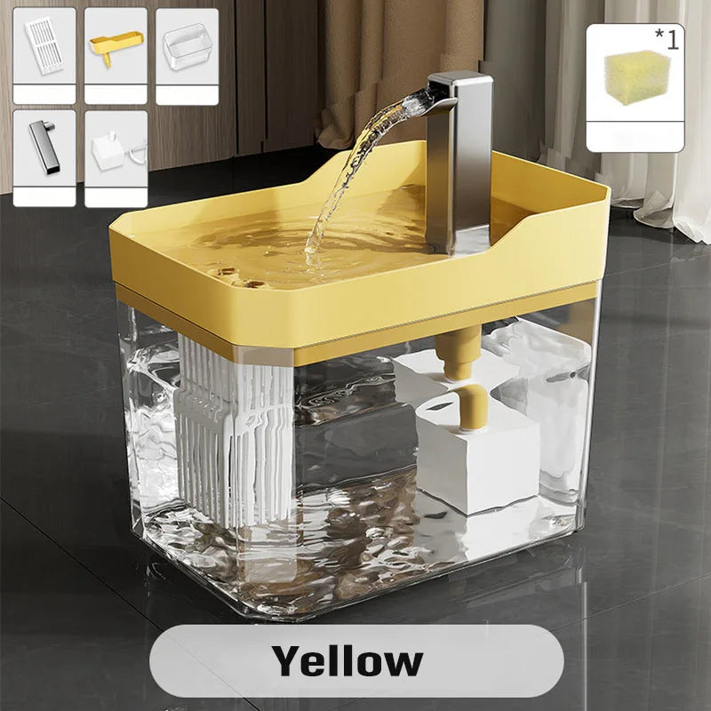 1.5L Automatic Cat Water Fountain - USB Quiet Dispenser