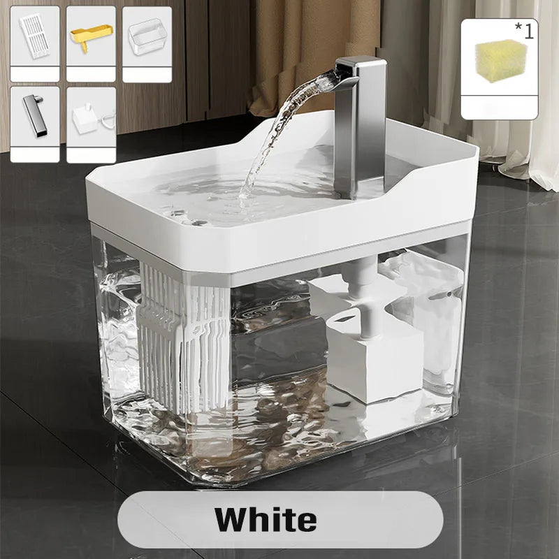 1.5L Automatic Cat Water Fountain - USB Quiet Dispenser
