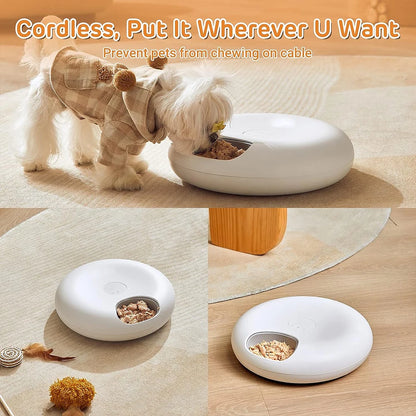 Smart Automatic Pet Feeder - 6-Meal Dispenser with App Control