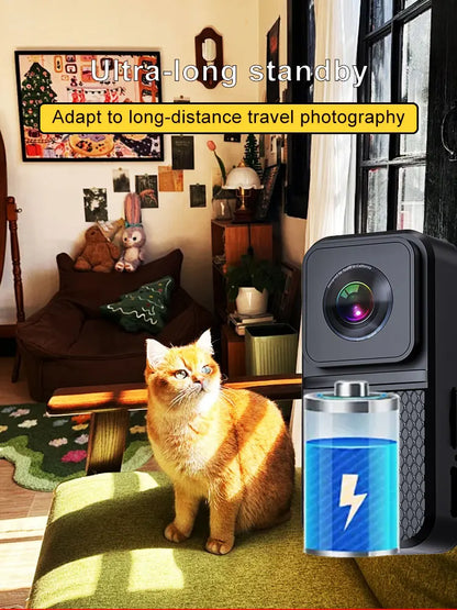 Pet Collar Camera HD 1080P for Dogs & Cats