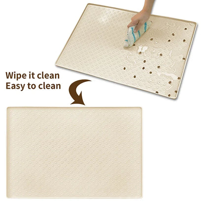Silicone Pet Feeding Mat - Waterproof Non-Slip Bowl Placemat
