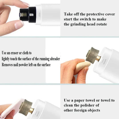 Electric Dog Nail Clippers - Safe & Quiet Pet Nail Grinder