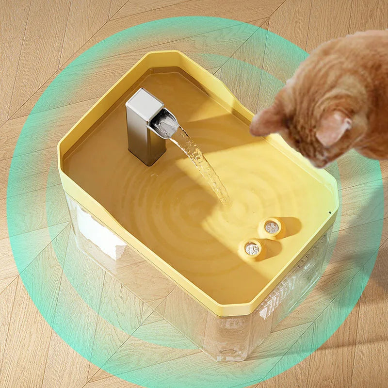 1.5L Automatic Cat Water Fountain - USB Quiet Dispenser