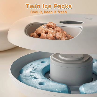 Smart Automatic Pet Feeder - 6-Meal Dispenser with App Control