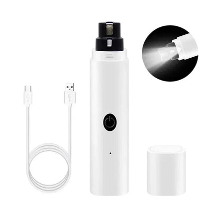 Electric Dog Nail Clippers - Safe & Quiet Pet Nail Grinder