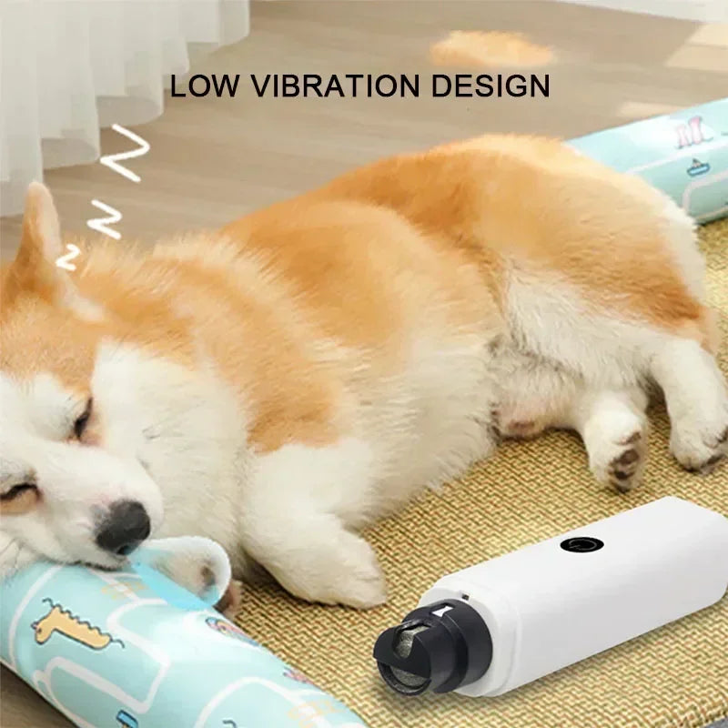 Electric Dog Nail Clippers - Safe & Quiet Pet Nail Grinder