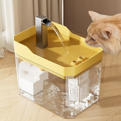 1.5L Automatic Cat Water Fountain - USB Quiet Dispenser