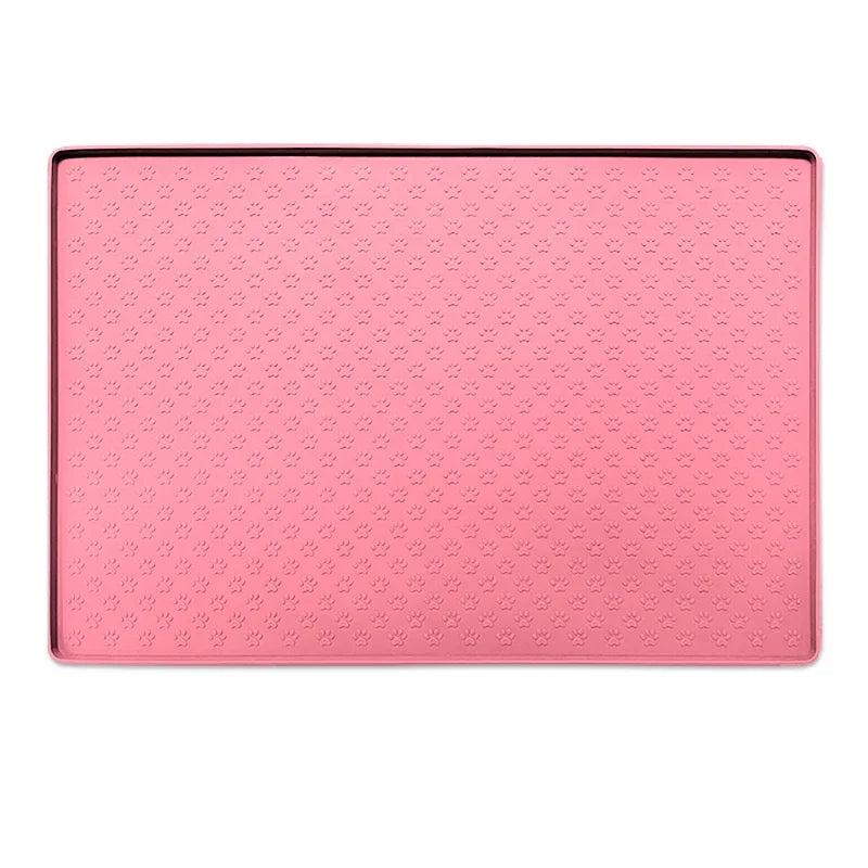 Silicone Pet Feeding Mat - Waterproof Non-Slip Bowl Placemat